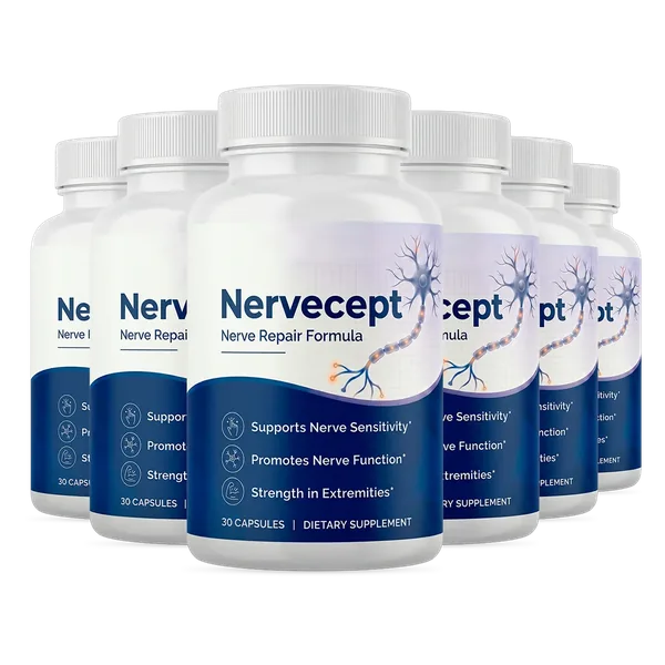 Nervecept 6 bottles — 180-day supply